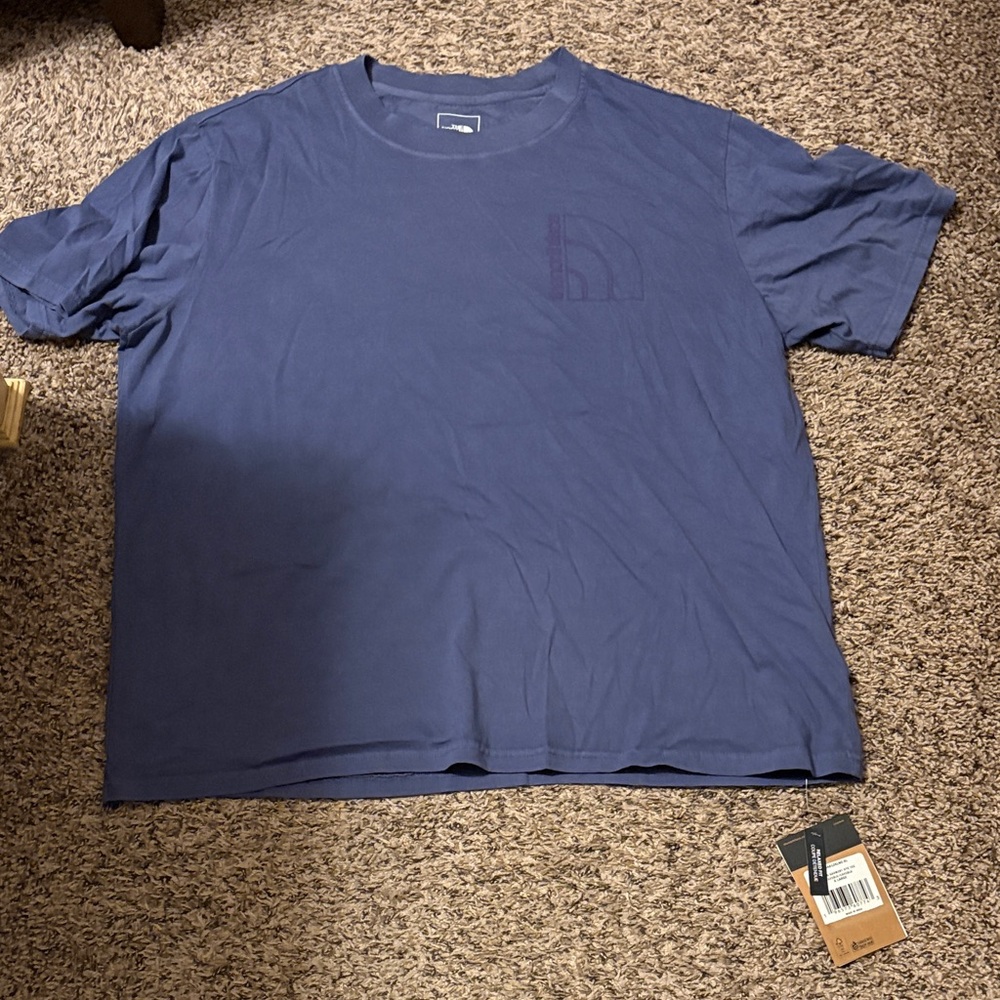 The North Face Men's Short Sleeve Tee in Navy Blue